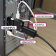 Adaptateur convertisseur HD 1080P VGA vers HDMI avec Audio Adaptateur convertisseur HD 1080P VGA vers HDMI avec Audio