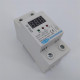 automatic reconnect over and under voltage protection protective device relay with Voltmeter voltage monitor 60 A 220 V automatic reconnect over and under voltage protection protective device relay with Voltmeter voltage monitor 60 A 220 V