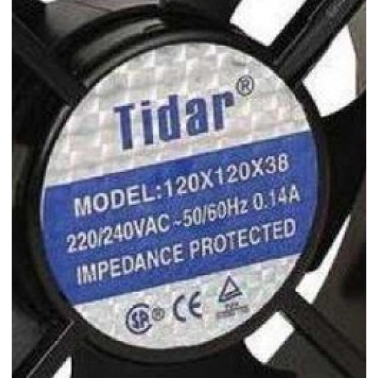 Ventilateur Tidar 220 VCA 0,14A 120 mm