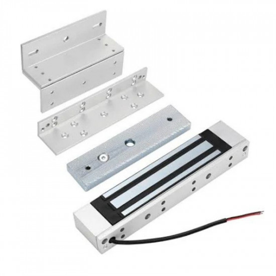 Ventouse électromagnétiquedissimulée 12V 500kg avec support Ventouse électromagnétiquedissimulée 12V 500kg avec support