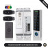 Kit de contrôle d'accès sans fil WS2-HF3-EM RF433 avec batterie intégrée RFID biométrique avec serrure a piston et exit bouton