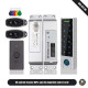 Kit de contrôle d'accès sans fil WS2-HF3-EM RF433 avec batterie intégrée RFID biométrique avec serrure a piston et exit bouton