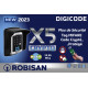 Kit control d'acces tecnologie mifare crypto avec Tag epoxy non copiable ROBISAN X5-CRYPTO