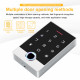 Clavier de controle d'accès tactile Mifare 13.56 Mhz biométrique à empreinte digitale Tuya wifi Robisan X7