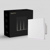 Interrupteur intélligent avec eclairage ambiant Zigbee avatto ZTS60-W3, 3 voies compatible tuya et alexa 
