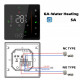 Thermostat intelligent Zigbee pour chaudière – sortie filaire avec contact sec – Noir – BHT-006GCZB