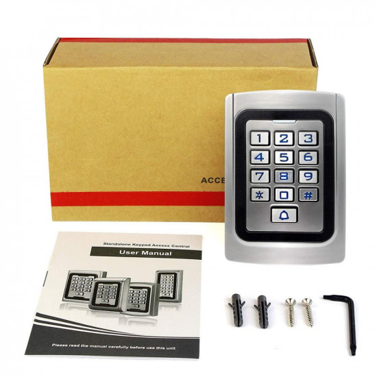 Metal RFID Stand Alone Access Control waterproof Keypad RW K10