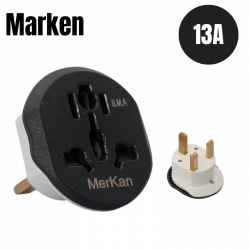 ADAPTATEUR PRISE ANGLAISE MARKEN 13A AP-250-13 ADAPTATEUR PRISE ANGLAISE MARKEN 13A AP-250-13