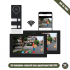 Kit Visiophone 2 Boutons Pour 2 étages avec 2 Écrans 7" AHD-Tuya 