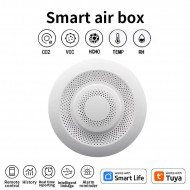 Boite à air intelligente 5 en 1 wifi tuya détecteur C02 , VOC , HCHO , Temp , Humidté Boite à air intelligente 5 en 1 wifi tuya détecteur C02 , VOC , HCHO , Temp , Humidté