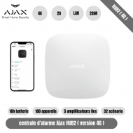 Centrale alarme maison sans fil AJAX HUB 2-4G  Centrale alarme maison sans fil AJAX HUB 2-4G