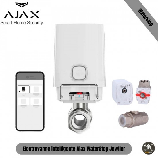 Electrovanne intéllgente 1/2'' DN15 Ajax waterstop Jeweller Electrovanne intéllgente 1/2'' DN15 Ajax waterstop Jeweller