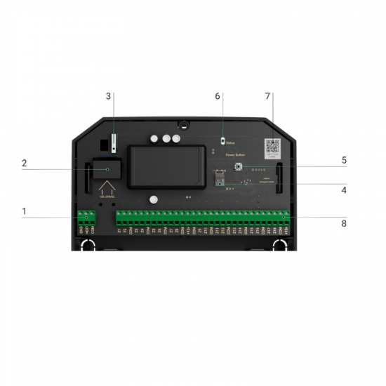 Module d'intégration Multiple sans fil pour détecteurs tiers AJAX MULTI-TRANSMITTER Module d'intégration Multiple sans fil pour détecteurs tiers AJAX MULTI-TRANSMITTER