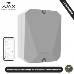 Module d'intégration Multiple sans fil pour détecteurs tiers AJAX MULTI-TRANSMITTER Module d'intégration Multiple sans fil pour détecteurs tiers AJAX MULTI-TRANSMITTER