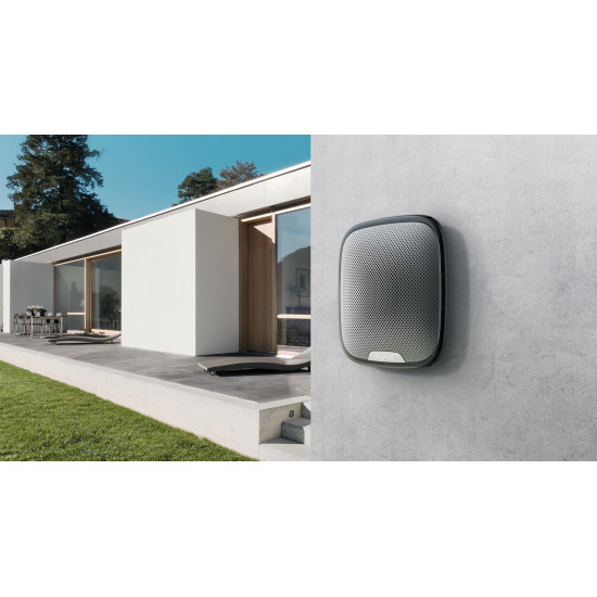 White outdoor siren with LED for AJAX StreetSiren alarm White outdoor siren with LED for AJAX StreetSiren alarm