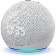 Assistant vocal Amazon Alexa Echo Dot 5 ( année 2022 ) avec horloge Blanc