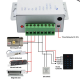 Alimentation contrôle d'accès 12V 5A avec l'option de controle directe de la serrure et Temporisateur Alimentation contrôle d'accès 12V 5A avec l'option de controle directe de la serrure et Temporisateur