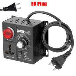 Régulateur de tension électronique en silicium, haute puissance 4000W, contrôleur électrique à vitesse Variable 0V-220V-AC Régulateur de tension électronique en silicium, haute puissance 4000W, contrôleur électrique à vitesse Variable 0V-220V-AC