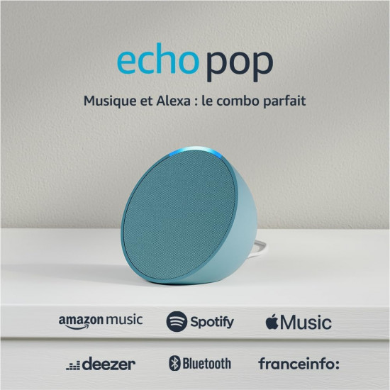 Assistant vocal Enceinte conecté Amazon Echo Pop Vert canard