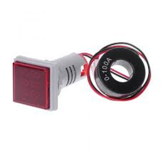 Square LED Digital Dual Display Voltmeter & Ammeter Voltage Gauge Current Meter AC 60-500V 0-100A D18 Square LED Digital Dual Display Voltmeter & Ammeter Voltage Gauge Current Meter AC 60-500V 0-100A D18
