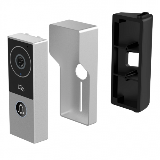 Tuya Video Doorbell with 7" Smart Monitor and Door Access Control with NVR Option KW06-AHD7-2C Black Tuya Video Doorbell with 7" Smart Monitor and Door Access Control with NVR Option KW06-AHD7-2C Black