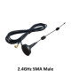 ANTENNE A VENTEUSE LTE TRANSMISSION DES SIGNAUX ROUTEUR WIF  RF RP-SMA 2.4GHZ 3M