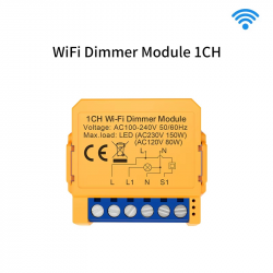Switch dimmer wifi 1 voie compatible tuya et alexa interrupteur variateur intelligent AVATTO 