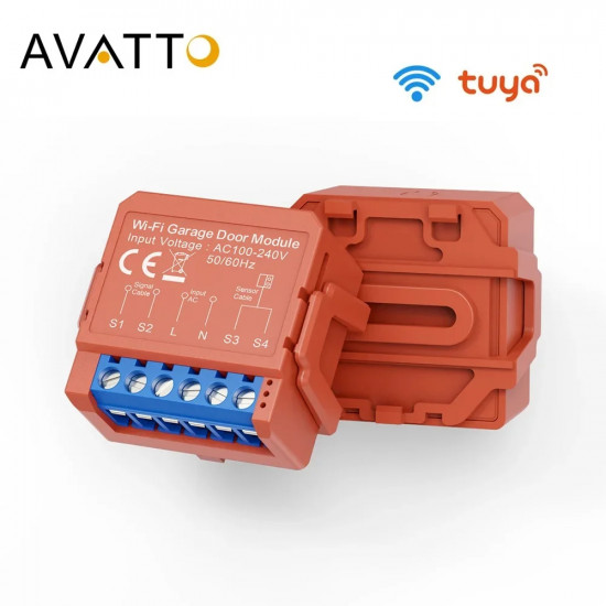 Tuya wifi avatto GDS16 garage door opener with wired sensor Tuya wifi avatto GDS16 garage door opener with wired sensor