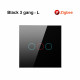 ZIGBEE SMART LIGHT SWITCH WITHOUT NEUTRAL 3-WAY BLACK TUYA ZIGBEE SMART LIGHT SWITCH WITHOUT NEUTRAL 3-WAY BLACK TUYA