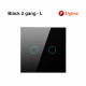 ZIGBEE SMART LIGHT SWITCH WITHOUT NEUTRAL 2-WAY BLACK TUYA ZIGBEE SMART LIGHT SWITCH WITHOUT NEUTRAL 2-WAY BLACK TUYA