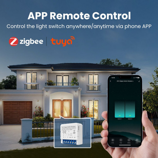 KIT Starter Pour Appartement Intelligente  Zigbee Tuya Compatible Alexa et GoogleHome sesdz-zigbee-F3-starter