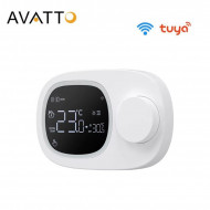 Thermostat d'ambience intelligent WiFi Tuya pour chaudière à gaz, mode chauffage et refroidissement AVATTO-WT598