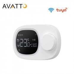 Thermostat d'ambience intelligent WiFi Tuya pour chaudière à gaz, mode chauffage et refroidissement AVATTO-WT598