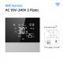 Thermostat intelligent AVATTO WT300 Tuya Wifi 2 tuyaux pour ventilo-convecteur, compatible avec Alexa et Google Home pour le chauffage et la climatisation CVC