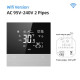 Thermostat intelligent AVATTO WT300 Tuya Wifi 2 tuyaux pour ventilo-convecteur, compatible avec Alexa et Google Home pour le chauffage et la climatisation CVC