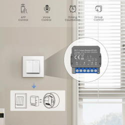 Commutateur de rideau intelligent WIFI+RF pour moteur de volet roulant électrique Tuya AVATTO CSM16-RF
