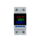 Dispositif de protection intensité et voltage 40A Réglable Afficheur LED AVEL AV-PTDR0-5