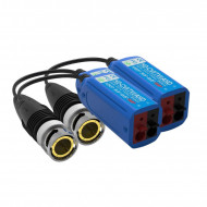 Balun vidéo BNC 5MP passif pour CCTV, transcepteurs coaxiaux à paire torsadée HD camera AHD/CVI/TVI