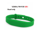 Bracelet vert réglable en silicone étanche RFID 125KHZ ID Bracelet vert réglable en silicone étanche RFID 125KHZ ID