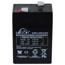 lead acid batterie 20hr 6v 4ah battery long