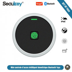 Mini contrôle d'accès Biométrique intelligent application Tuya Bluetooth étanche IP66 empreinte secukey SF7-BLE
