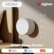 Bouton Rotatif Intelligent Zigbee – Variateur Sans Fil et Commande de Scènes Tuya  – 5 Actions – Autonomie 12 Mois
