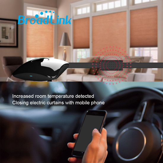Télécommande Universelle WIFI IR RF Avec capteur temperature et humidité Broadlink RM4 Pro Télécommande Universelle WIFI IR RF Avec capteur temperature et humidité Broadlink RM4 Pro
