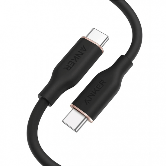 Câble ANKER PowerLine III Flow USB-C vers USB-C 240W Noir – 0,9 m