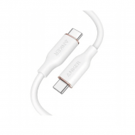 Câble ANKER PowerLine III Flow USB-C vers USB-C 240W Blanc – 0,9 m