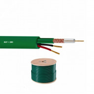 Cable Coaxial KX7 + 2 Fils d'alimentation  Cable Coaxial KX7 + 2 Fils d'alimentation