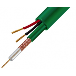 Cable Coaxial KX7 + 2 Fils d'alimentation  Cable Coaxial KX7 + 2 Fils d'alimentation
