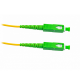 Cordon de raccordement Fibre optique SC APC-SC APC SM SX de 3 mètres, LSZH, jaune Cordon de raccordement Fibre optique SC APC-SC APC SM SX de 3 mètres, LSZH, jaune