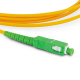 Cordon de raccordement Fibre optique SC APC-SC APC SM SX de 3 mètres, LSZH, jaune Cordon de raccordement Fibre optique SC APC-SC APC SM SX de 3 mètres, LSZH, jaune