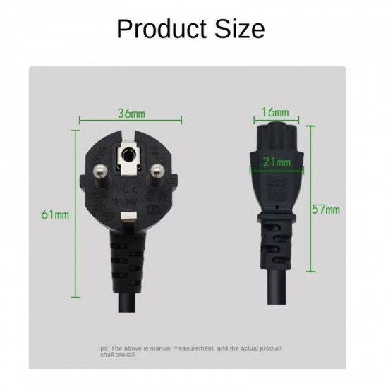 Câble d'alimentation Schuko IEC C13B pour moniteur Câble d'alimentation Schuko IEC C13B pour moniteur